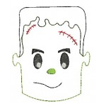 Stickdatei- Halloween Doodle Franky